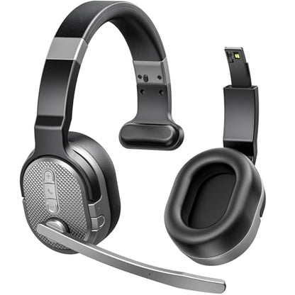 Trucker Bluetooth Headset (Silver Gray)
