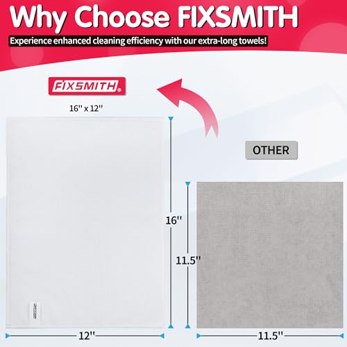 White Microfiber Cleaning Cloth (8pk / White)