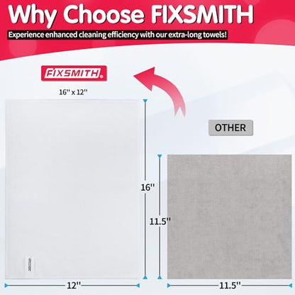 White Microfiber Cleaning Cloth (8pk / White)