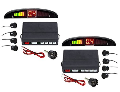 Parking Sensors LED Display Car Reverse Backup Radar System (2 Pack)