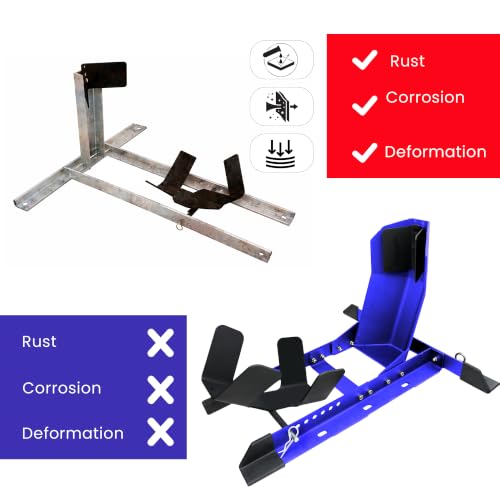 Universal Wheel Chock for Motorcycle Stand for Trailer Completely Adjustable Detachable Foldable Wheel Chock (Wheel Chock)