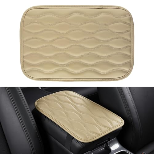 Car Center Console Cover (beige-line)
