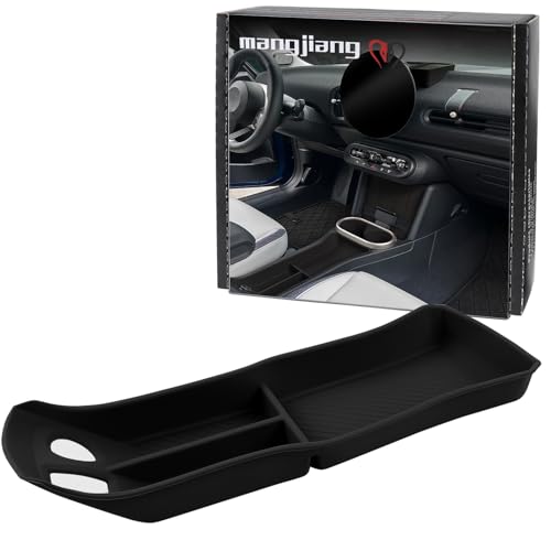 Car Center Console Organizer Tray Mat Scratch (Black / Center Armrest Storage Box)