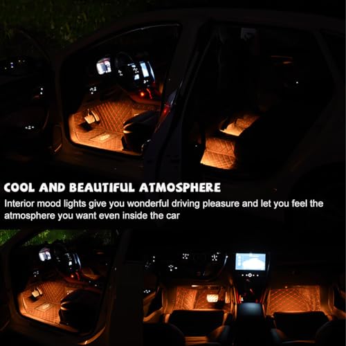 Car LED Strip Light (USB / Orange)