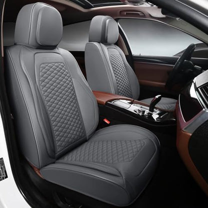 Car Seat Covers Full Set (2 Pack / Gray)
