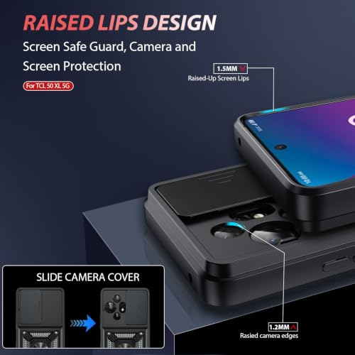 for TCL 50 XL (TCL 50 XL 5G（6.78"） / Black)