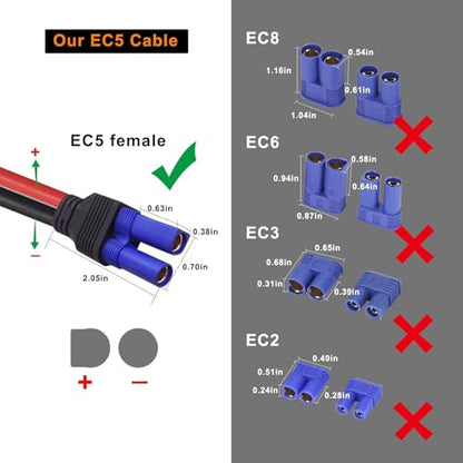 EC5 Jump Starter Cable Battery Clamps