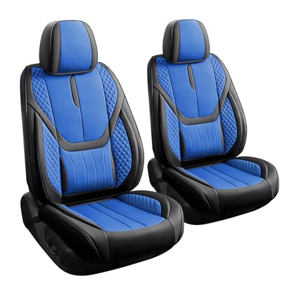 Universal Car Seat Covers for SUVs Sedans Trucks BlackBlue (BlackBlue / Full-Set)