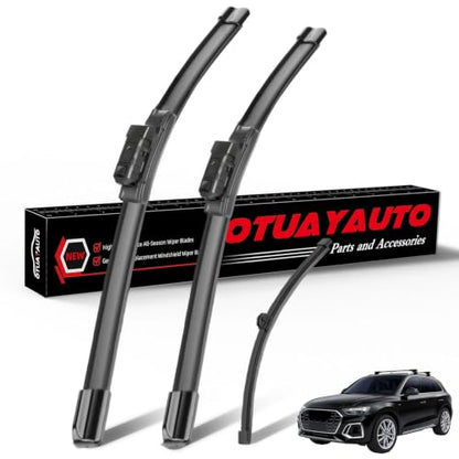 Windshield Wiper Blades Replacement for Audi Q5 2018 (24"+20"+15"(Top Lock))
