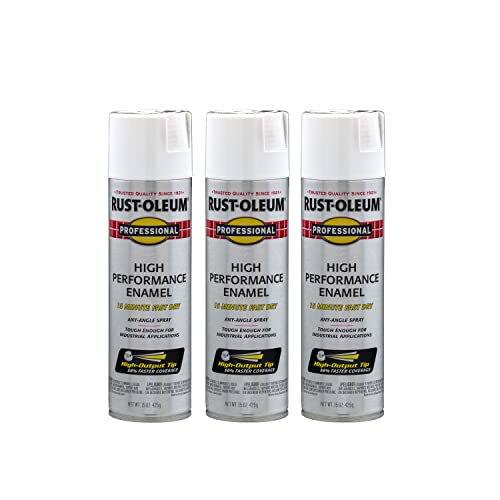 Professional High Performance Flat White Spray Paint (Flat White / 15 Ounce (Pack of 3))