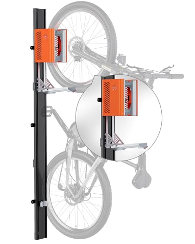 Automatic Lift Bike Rack Up to 71LBS (Black+Orange)