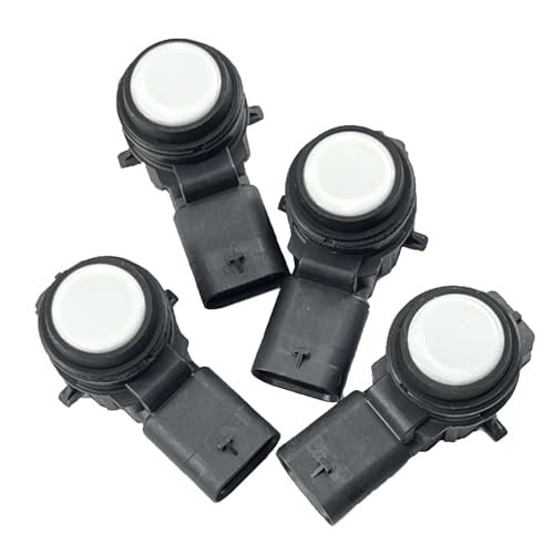 4PCS 66209261587 White Bumper PDC Parking Sensor Compatible with F20 F22 F30 F31 F84 F80