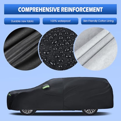 Car Cover Multi (Black / Custom Fit for Toyota Highlander)