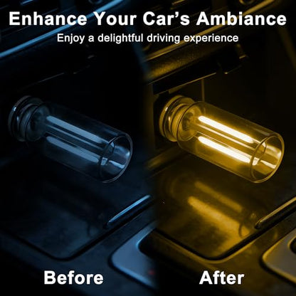 2 Packs USB Light for Car (2PCS(Yellow))