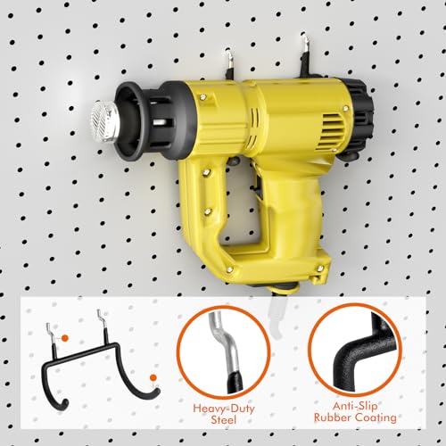 Utility Heavy Duty Pegboard Hooks (8 Pack)
