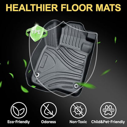 Full Set Floor Mats Custom Fit for 2023 2024 2025 Honda CR (2023-2025 CR-V(Including Hybrid))