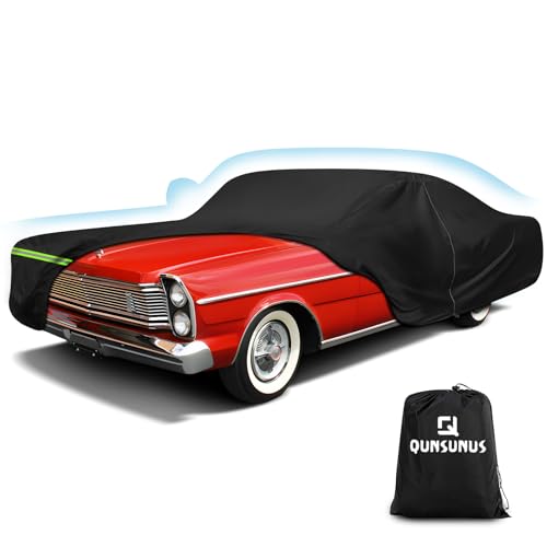 QUNSUNUS Car Cover for Ford Galaxie 500 (for Ford Galaxie 1960-1974)