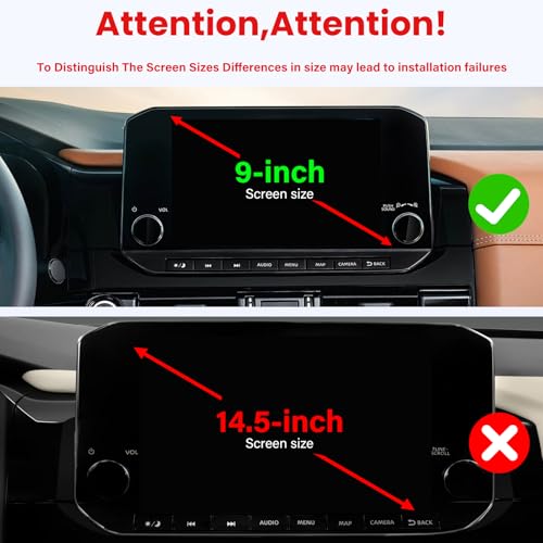 Car Phone Holder Fit for Pathfinder 2022 2023 2024 2025 w (For Pathfinder 2022-2025 9inch)