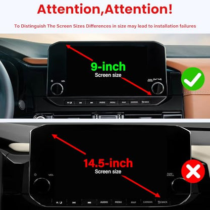 Car Phone Holder Fit for Pathfinder 2022 2023 2024 2025 w (For Pathfinder 2022-2025 9inch)
