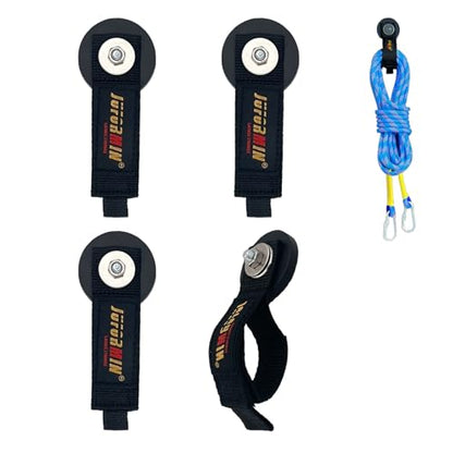 Heavy Duty Magnetic Hook (Dia.1.69" Magnet * 4Pcs)