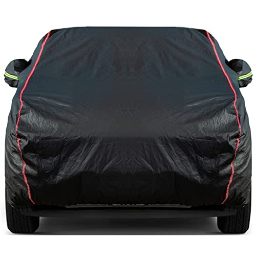 Car Cover Fit for MPV (Black / B-16 Apply-MPV - Body Length 199"-210")