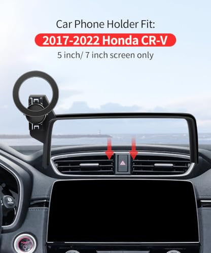 Car Phone Holder for Honda CR (Compatible with MagSafe / for 17-22 CR-V (5 & 7 inch screen only))