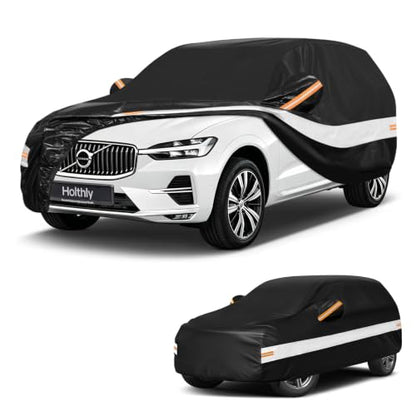10 Layers SUV Car Cover Custom Fit for Volvo XC60 (Black Gray / Custom Fit for Volvo XC60)
