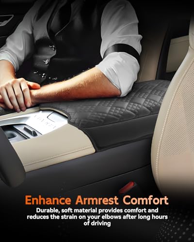 for 2025 2026 Nissan Armada Center Console Cover Armrest Box Cover for Armada (Nissan Armada 2025-2026 Thickened)