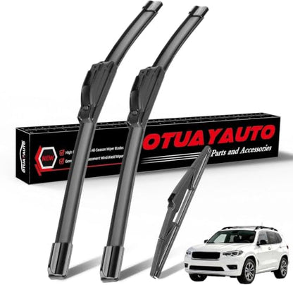 Windshield Wiper Blades Replacement for Jeep Cherokee 2014 (26"+18"+14")