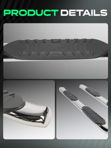 5 Inch Running Boards for Chevy & GMC (Double Cab / 5 Inches)