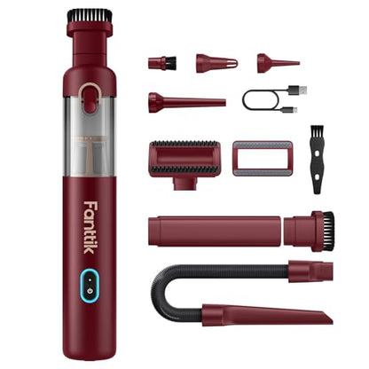 Slim V8 APEX Cordless Car Vacuum & Air Duster (Red)