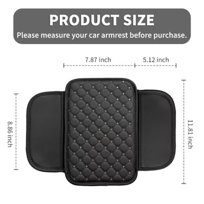Sequin Center Console Cover Fit for Jeep Grand Cherokee L 03 (Fit for Jeep Grand Cherokee L / #003 Bling Black)