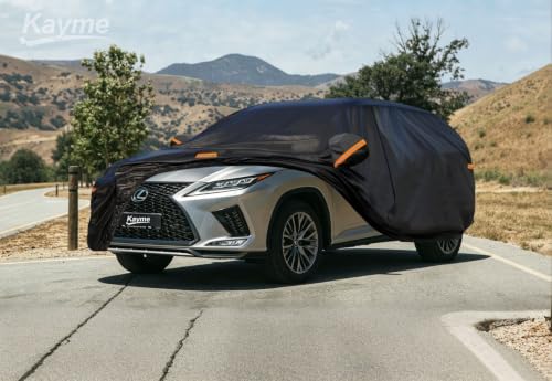 7 Layers Waterproof SUV Car Cover for Lexus RX 2003 (PE-Black / Custom Fit Lexus RX)