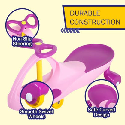 Lil’ Rider Wiggle Car (Pink and Purple)