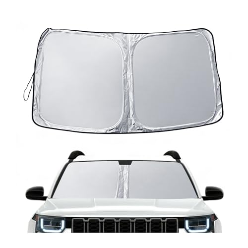 for 2026 Jeep Cherokee Windshield Sunshade for 2026 Jeep Cherokee Accessories 2026 Cherokee Sunshade Windshield 2026 Cherokee Foldable Sunshade (2026 Cherokee)