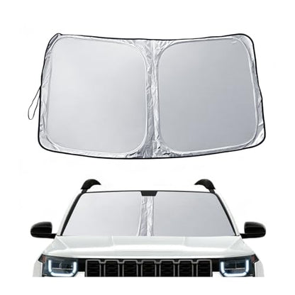 for 2026 Jeep Cherokee Windshield Sunshade for 2026 Jeep Cherokee Accessories 2026 Cherokee Sunshade Windshield 2026 Cherokee Foldable Sunshade (2026 Cherokee)