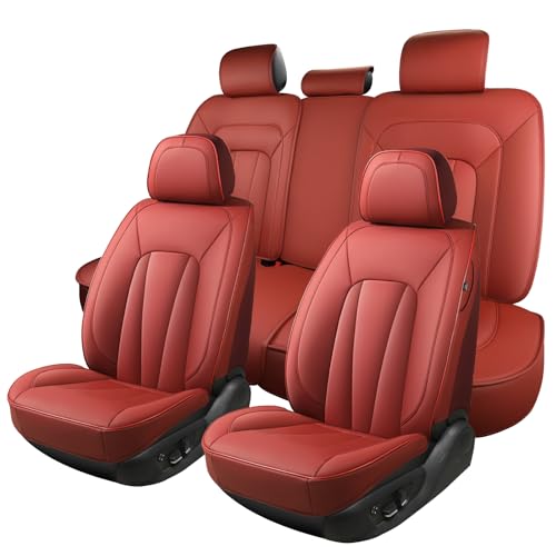 Car Seat Covers Full Set (Full Set / Red)