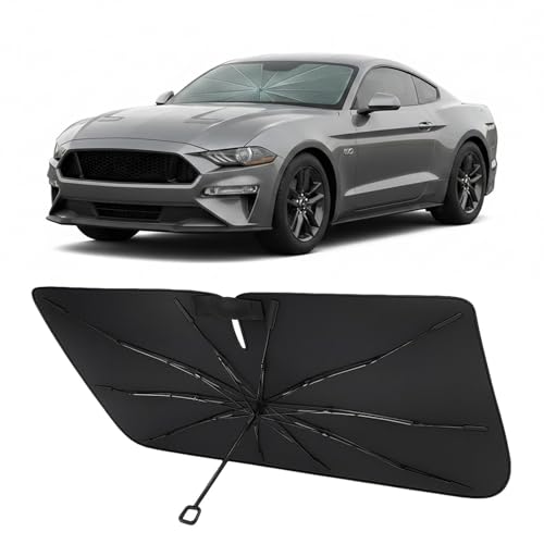 Custom Fit Windshield Sun Shade Umbrella for 2015 (Ford Mustang 2015-2023)
