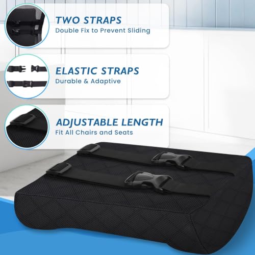Lumbar Support Pillow for Office Chair Back Support Lumbar Pillow for Car (Black)