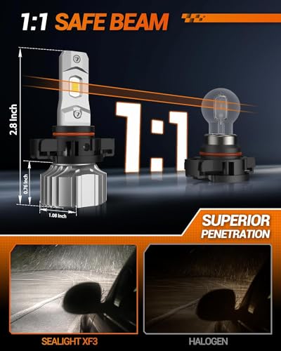 5202 LED Fog Light Bulbs or DRL (White / XF3 5202)