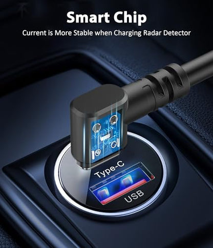 Type C to DC3.5 Radar Detector Cable for Escort (DC3.5-3M)