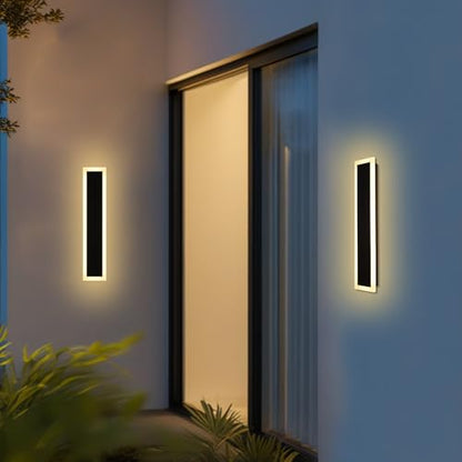 2 Pack LED Outdoor Long Wall Lights (LED-2 Pack / 24 inch)