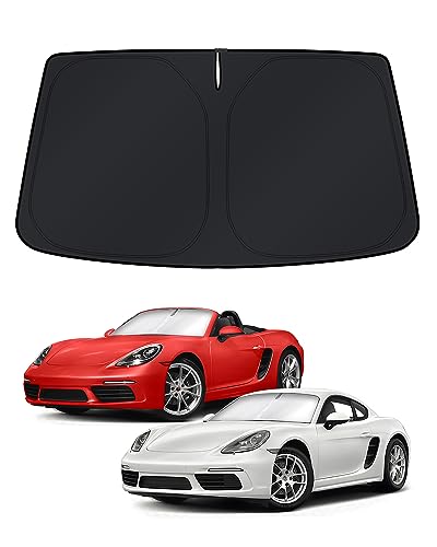 Windshield Sun Shade for 2017 (For | Porsche Boxster/Cayman 718 2017-2023)