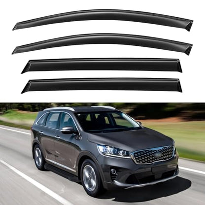 Window Visors Rain Guards for 2016 2017 2018 2019 2020 Kia Sorento (2016-2020 Kia Sorento)