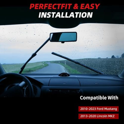 Windshield Wiper Blades Replacement for Ford Mustang 2010 (22"+20" (Pinch Tab))