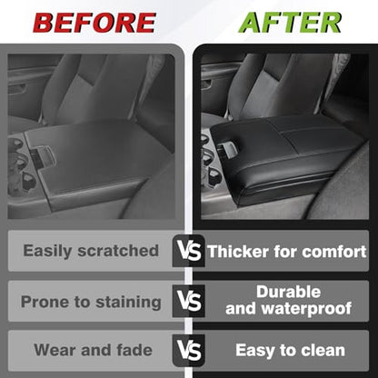 Armrest Cover for Chevy Silverado 2007 (1) 07-13 |Slv&Tahoe&Sra&Yukon| Jump Seat, +Thick)