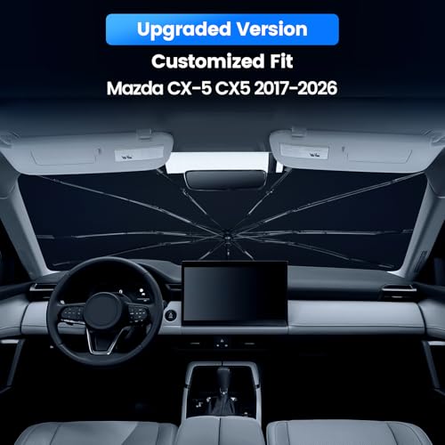 Windshield Sun Shade Umbrella for Mazda CX (For Mazda CX-5 CX5 2017-2026)