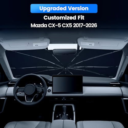Windshield Sun Shade Umbrella for Mazda CX (For Mazda CX-5 CX5 2017-2026)
