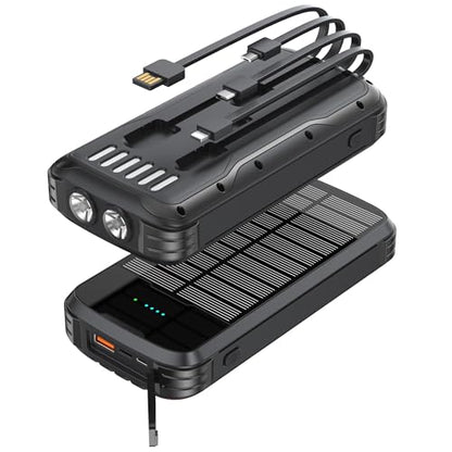 Solar Power Bank 40000mAh (Black)