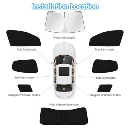 Car Window Shades for GMC Acadia 2017 (FOR | Acadia 2017-2023 (8pcs))